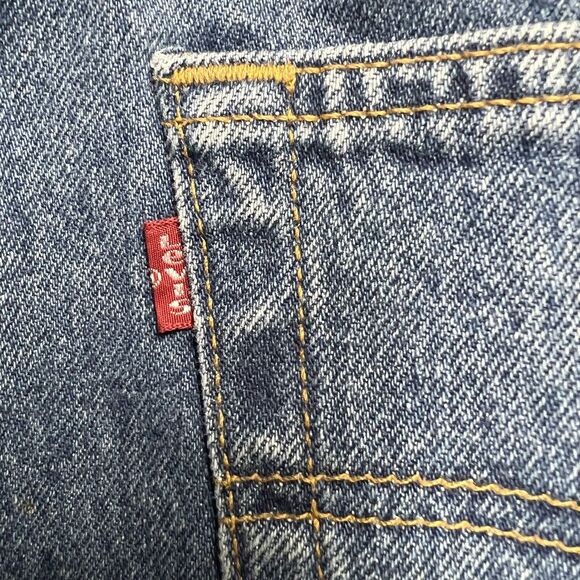 Vintage Levi's 501 Jeans Men's 38x32 Blue Original Fit Button Fly 2000 New NWT - Picture 9 of 12